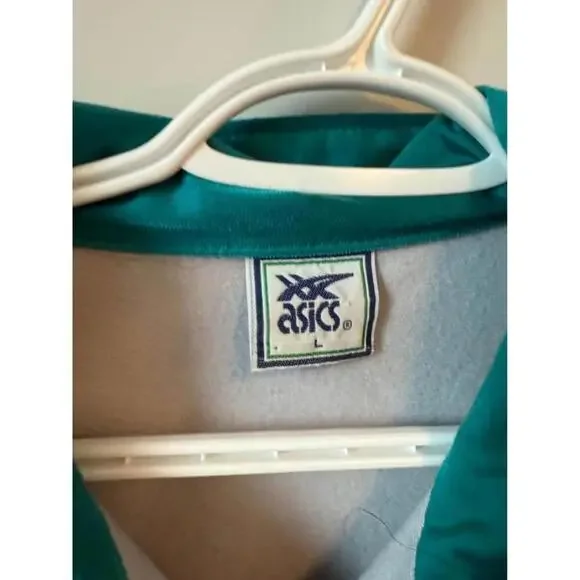 Vintage Asics Men's Track Jacket with Color Block Design - Picture 2 of 4